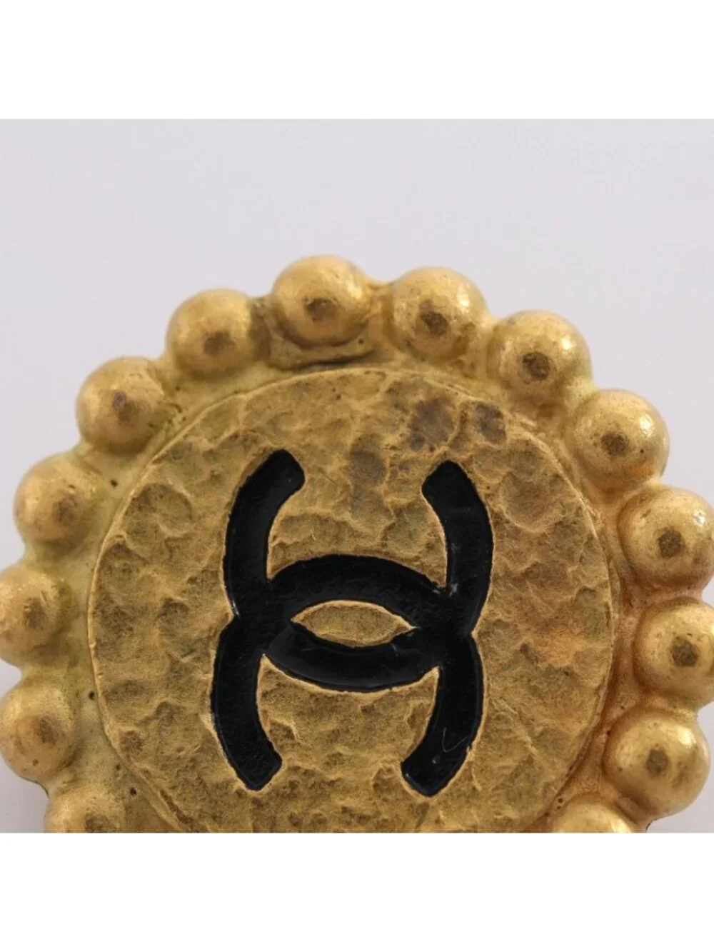 Chanel Earrings CC Logo Round
